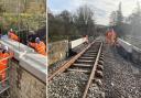 Engineers replaced the bridge as well as 160 metres of track  on the Esk Valley Line in the North York Moors in only two days.