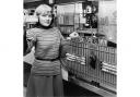 ALL-DANCING: 'Lady Gaggia' demonstrates the coffee machine at Rossi's, in Bishop Auckland
