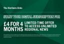 Subscribe to The Northern Echo for only £4 for 4 months in our July Flash sale