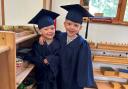 Twin brothers Henry and Ralph who ‘graduated’ from Baldersby Park in July.