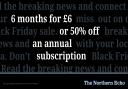 BLACK FRIDAY SALE: Subscribe for just £6 for 6 months