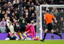 Richarlison slides home Tottenham's third goal in their 4-1 win over Newcastle