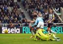 Oscar Bobb scores Manchester City's winner against Newcastle