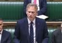 Defence Secretary Grant Shapps speaks in the House of Commons (House of Commons/UK Parliament/PA)