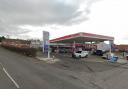 Police were called to the Esso petrol station on Kip Hill in Stanley at about 10am on Tuesday (March 12)