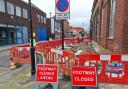 Roadworks are currently being undertaken on Zetland Street in Northallerton