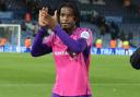Pierre Ekwah applauds the travelling fans in the wake of Sunderland's draw at Leeds United