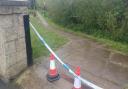 The riverside walk between Norton and Malton was cordoned off on Thursday morning following an incident overnight