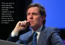 EMBROILED IN POLITICS: Alan Milburn, who is aiming to improve social mobility and help the next generation