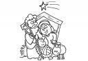 Christmas cartoon to print out and colour in
