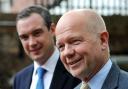 William Hague pictured campaigning with James Wharton in Yarm last week