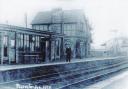 EDWARDIAN: Piercebridge station about 100 years ago. Picture courtesy of Mike Stow of Gainford