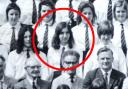 A school photograph at Oxford's Holton Park Girls Grammer School, in 1973, which is now Wheatley Park School, and the current headteacher is pretty confident she's identified former pupil Theresa May