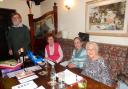 SUCCESS: The admin team at Darlington Folk Club, Bobb and Gill Wootten, Jenny Hughes, and Helen Armstrong