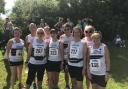 Some of our runners before a very hot race up at Aycliffe