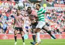 STAY OR GO? Sunderland's Lamine Kone, battling with Celtic's Scott Sinclair last weekend, is a player whose future is unclear