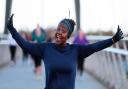 A runner take part in the Tees Barrage parkrun Pictures: SARAH CALDECOTT