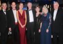 Rob Preston, Andrew Swales, Melissa Swales, Derek Noble, Jean Noble, Moira Croft, Keith Wilson at the Cleveland Farmers Ball