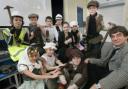 PIT DISASTER MEMORIES: Children from Shield Row Primary School, in Stanley, dress in period costume to learn more about the Stanley Pit Disaster