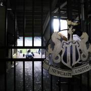 The gates at Newcastle United's St James' Park have been shut as part of Premier League football's lockdown