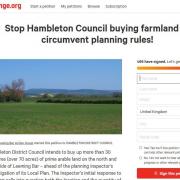 Leeming Bar Action Group's petition to Hambleton District Council