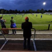 Spectators watch from the sidelines during Northallerton Town's FA Cup game with Billingham Town (Picture: Chris Booth)
