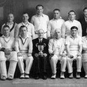 North Bitchburn Cricket team in the 1950’s, with Wheldon Curry