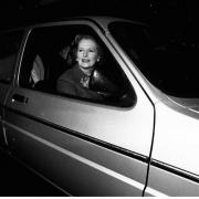 Margaret Thatcher drives off the first Mini Metro on October 17, 1980 - 40 years ago this week