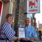 Svetlana Kolosova, curator of The State Darwin Museum Moscow, visited the World of James Herriot recently with her family when during the visit she presented a Certificate of Understanding and Appreciation to Ian Ashton, managing director.