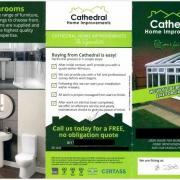 Cathedral Home Improvements leaflet issued to prospective customers of shoddy builder Anthony Gray