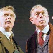 ON STAGE: Peter Egan and Philip Franks, as Holmes and Watson