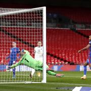 Dominic Calvert-Lewin scores England's fourth goal