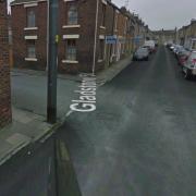 Police are appealing after a man was pushed to the ground while crossing Gladstone Street, in Crook Picture: GOOGLE MAPS