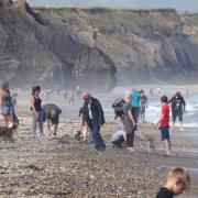 Seaham beach captured before lockdown restrictions Picture: ALAN COOK/NORTHERN ECHO