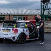 Mac Coates is gearing up to race at his local track Croft Circuit in the 2021 MINI Challenge.