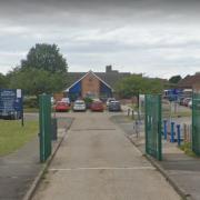 The school gates of Westfield Primary School, Acomb