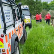 Cleveland Mountain Rescue Team help a woman who hurt her ankle whilst walking at Ingleby Greenhow