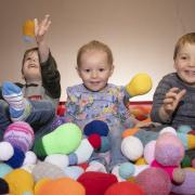 Little Learners Nursery at Scorton gives a good home to the knitted lightbulbs