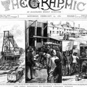The Graphic magazine's front page illustrating the Trimdon Grange disaster