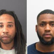 Tendai Dlamini, left, and Raphael Munemo, both jailed for their leading roles in mail fraud scam Picture: DURHAM POLICE
