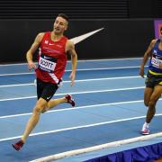 Northallerton runner Marc Scott won the 3,000m at the UK Indoors