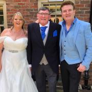 Rose and Gordon tied the knot last weekend (Saturday, June 25) with Paul 'Goffy' Gough there to share the day with them. Picture: GOFFY MEDIA