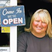 FOODIE HEAVEN: Tracey Cottrell at her shop, Deli-icious
