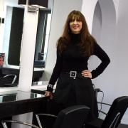 CUTTING EDGE: Lesley Charles in the new salon, in Grange Road, Darlington