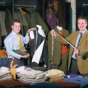 Tailor talk: business partners Stephen Ranaghan and David Pipes