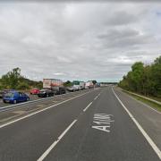 LIVE: Crash on A1(M) causes hours of delays