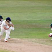 Nottinghamshire’s Matthew Montgomery takes a catch to dismiss Durham’s Chris Benjamin. Picture: MIKE EGERTON/PA WIRE