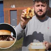 Pub boss and blogger Craig Harker gave Gobblebox's burgers a rave review. Picture: Craig Harker