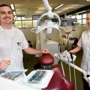 Liam and Ivett Hollands, dental hygiene students