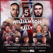Josh Kelly fights Troy Williamson for the British title in Newcastle